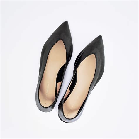 scarpe chanel basse senza tacco nere